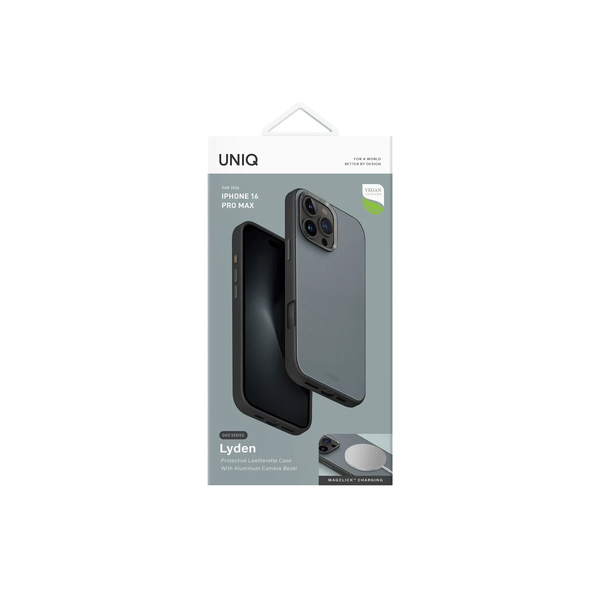 Uniq Apple iPhone 16 Pro Max Lyden DS Magsafe Kapak - Lacivert