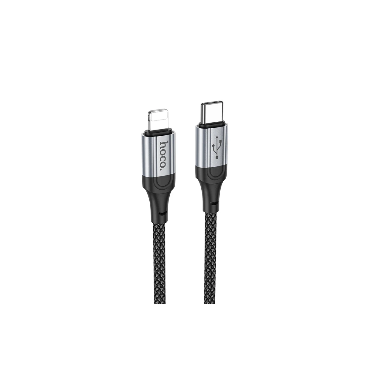 Hoco. X102 Fresh 1M 27W Type-C to Lightning PD Hızlı Şarj Data Kablosu - Siyah