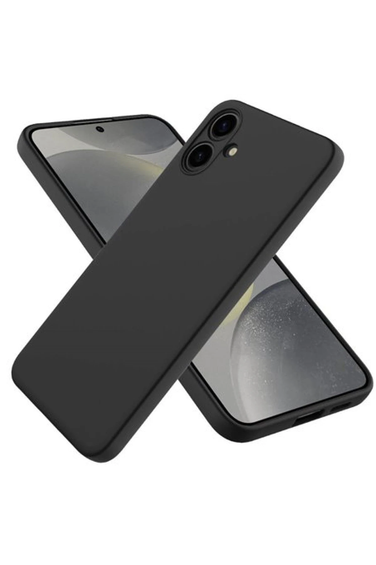 Newface Samsung Galaxy A06 Kılıf First Silikon - Siyah