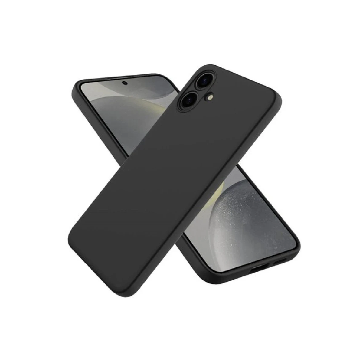 Newface Samsung Galaxy A06 Kılıf First Silikon - Siyah — görsel 2