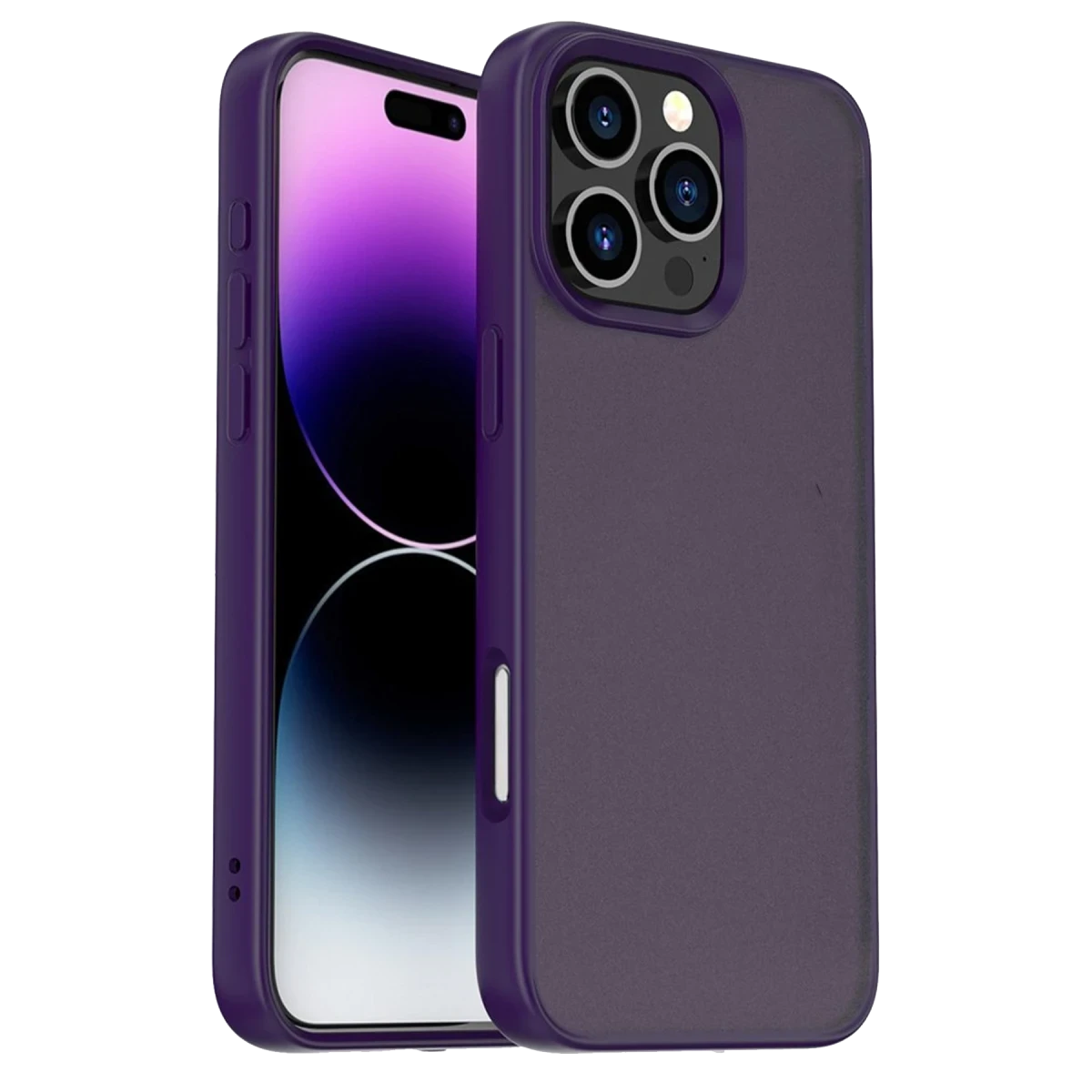 Yesido Apple iPhone 16 Pro Max PC05 Tower Kapak - Derin Mor
