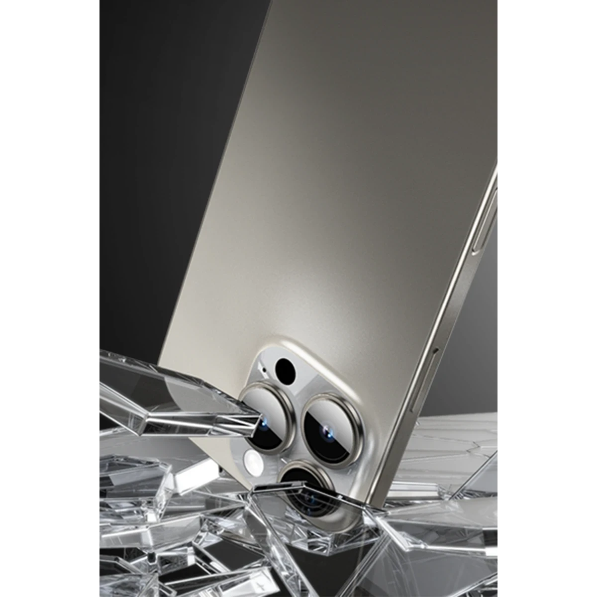 Yesido Apple iPhone 16 Pro Max WB52 Metal Kamera Lens - Gümüş