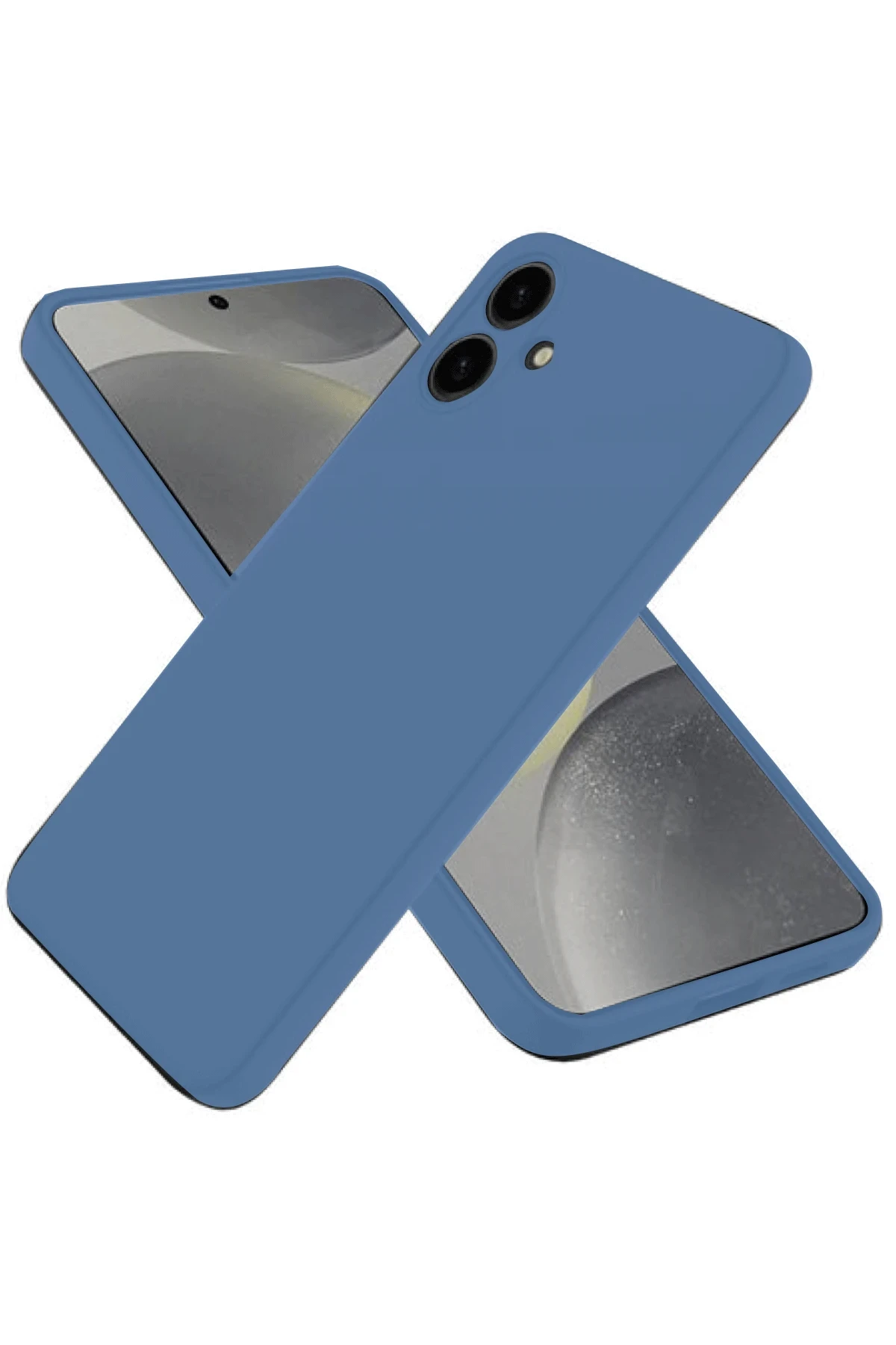 Newface Samsung Galaxy A06 Kılıf First Silikon - Mavi