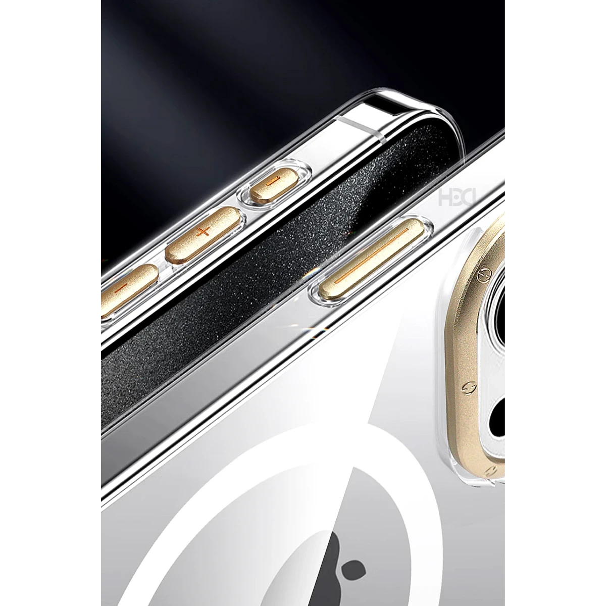 HDD Apple iPhone 16 HBC-306 Aden PC Magsafe Kapak - Kahverengi