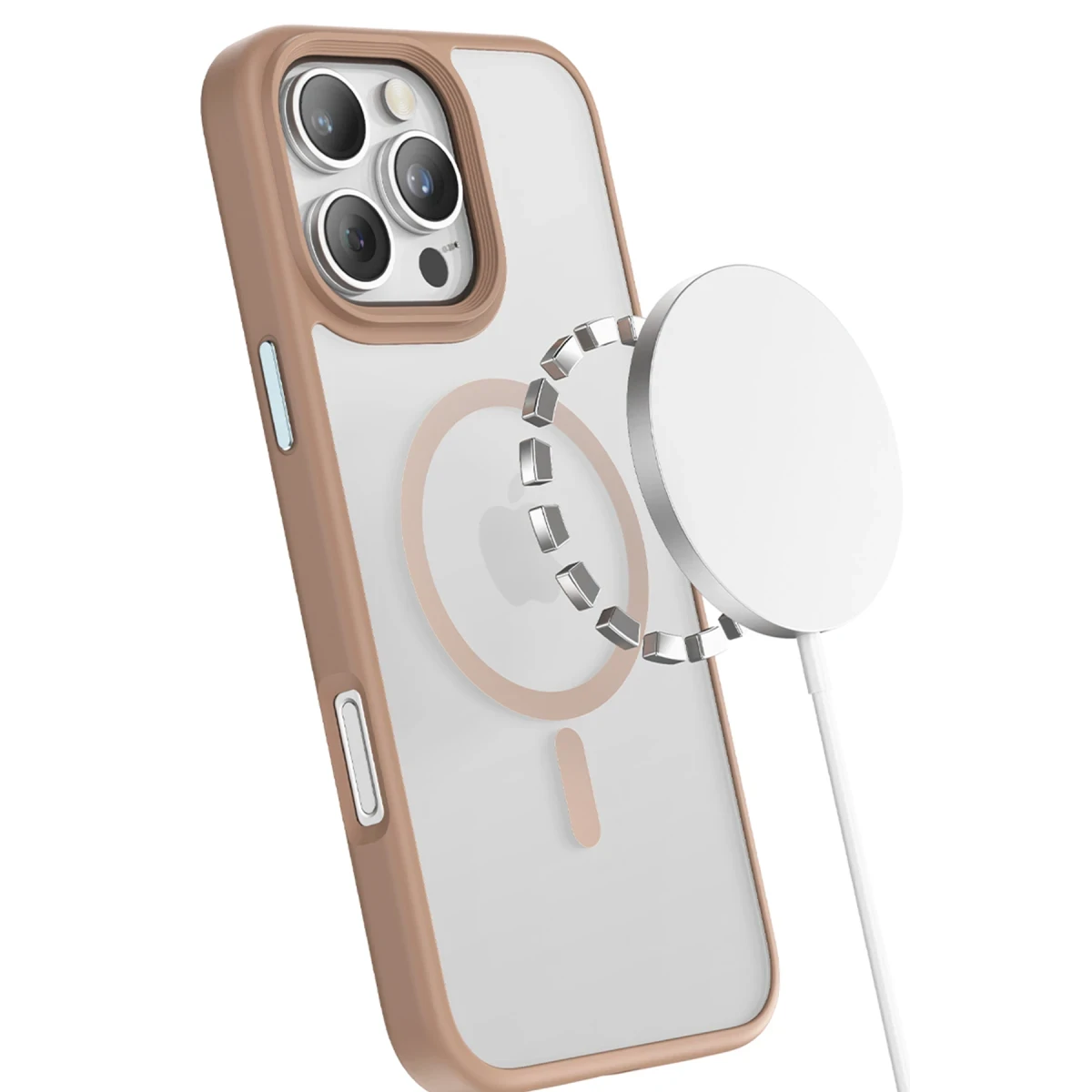 Keephone Apple iPhone 16 Pro Max Mago Pro Magsafe Kılıf - Siyah Titanyum