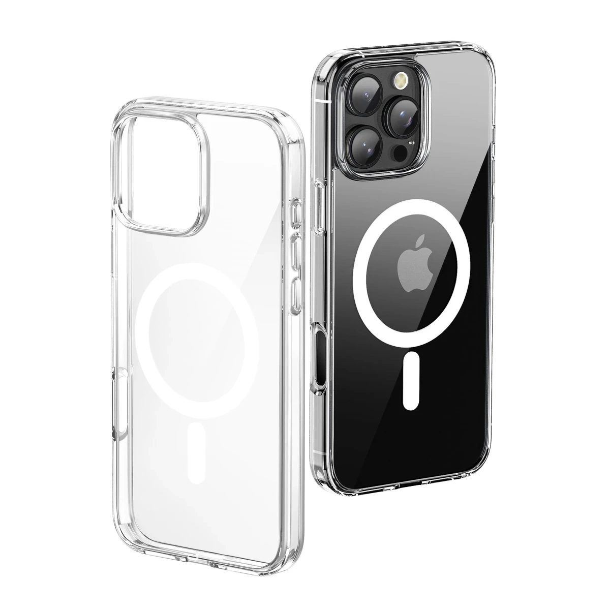 Keephone Apple iPhone 16 Pro Hybrid Pro Magsafe Kılıf - Şeffaf