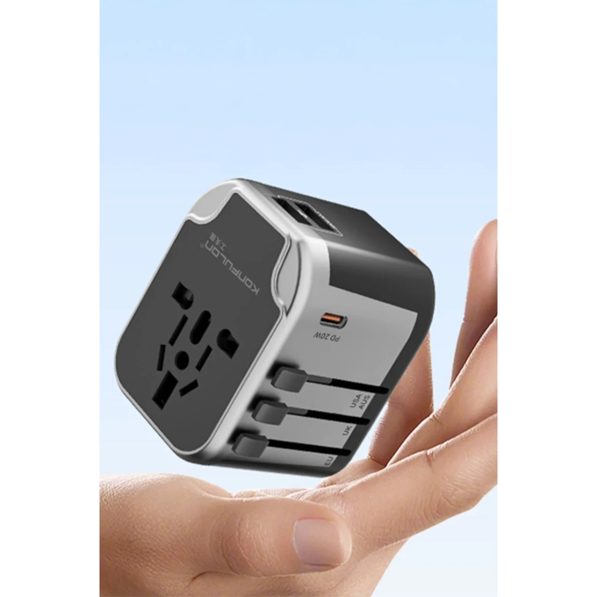 Konfulon C91Q 20W Universal Taşınabilir Şarj Aleti - Siyah — görsel 11