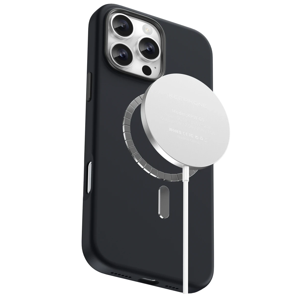 Keephone Apple iPhone 16 Pro Rosana Silikon Kılıf - Mavi