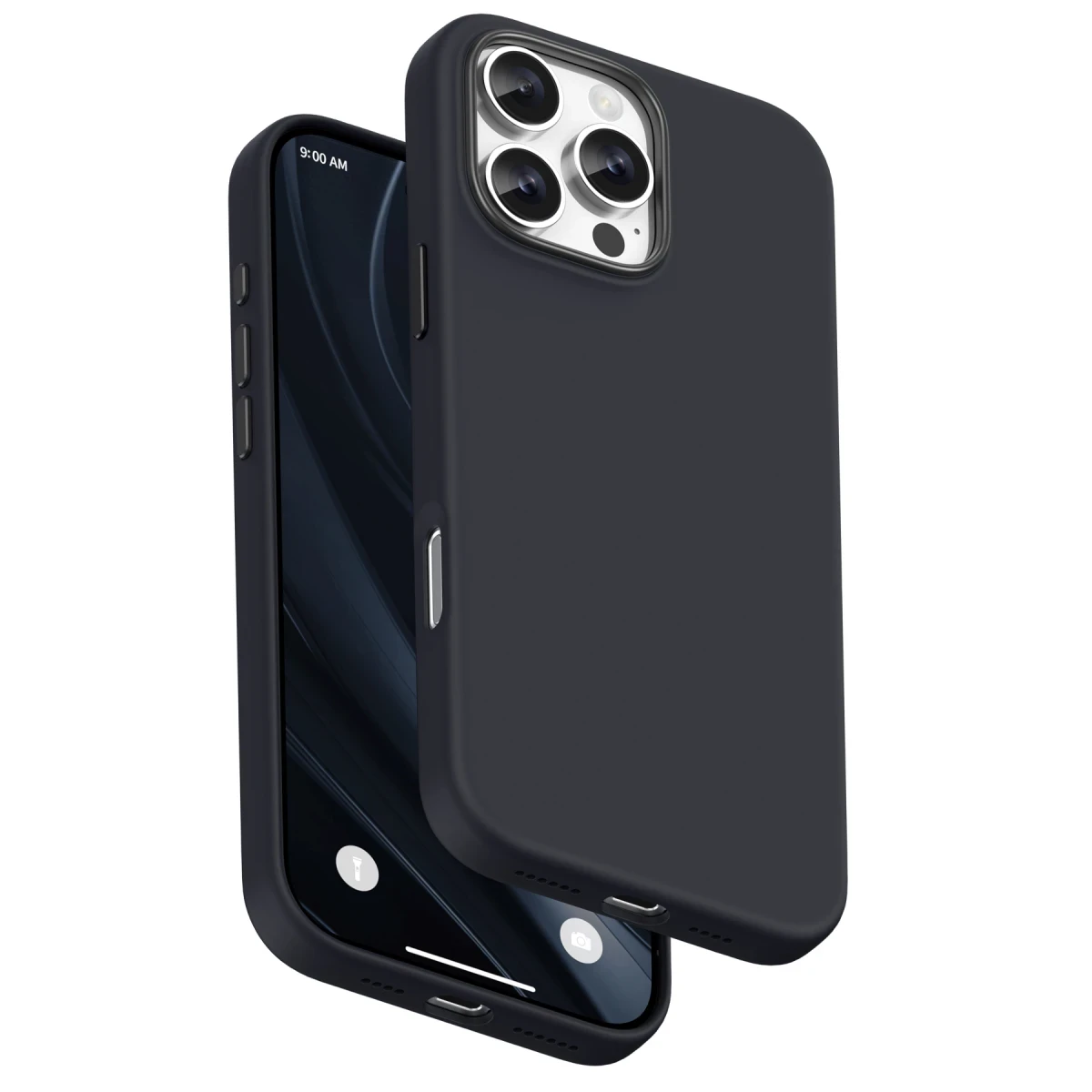 Keephone Apple iPhone 16 Pro Max Rosana Silikon Kılıf - Mavi