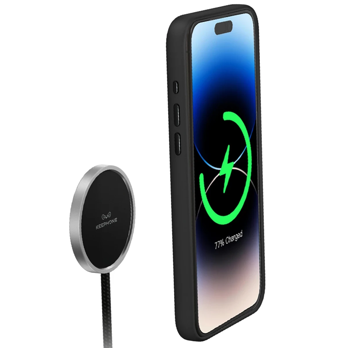 Keephone Apple iPhone 15 Rosana Silikon Kılıf - Turuncu