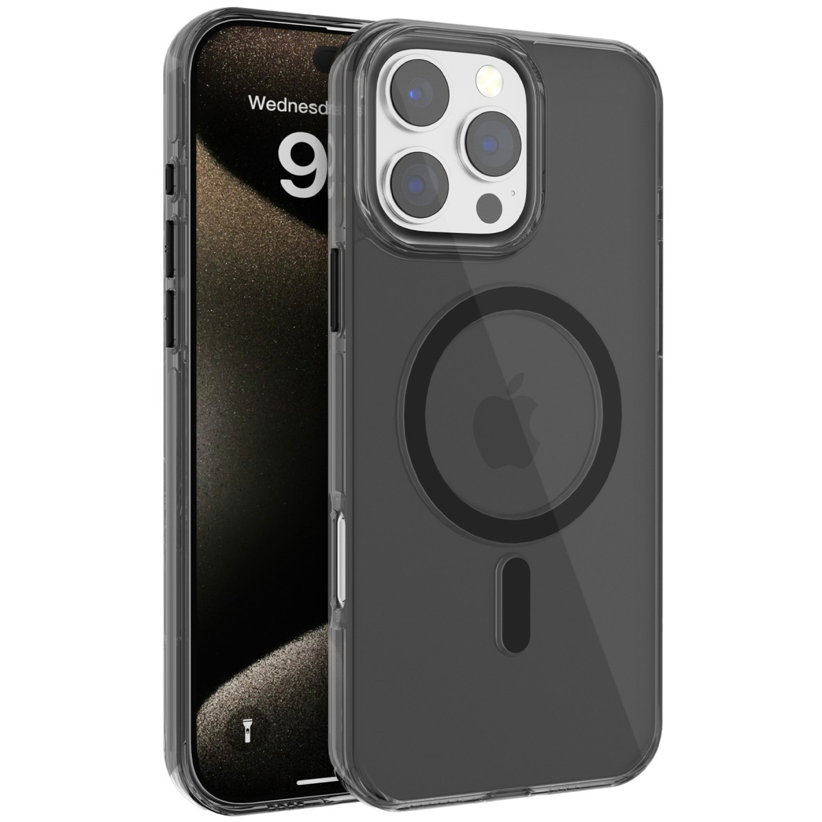 Joko Apple iPhone 16 Pro Max Gleam PC Sert Magsafe Kılıf - Siyah — görsel 9