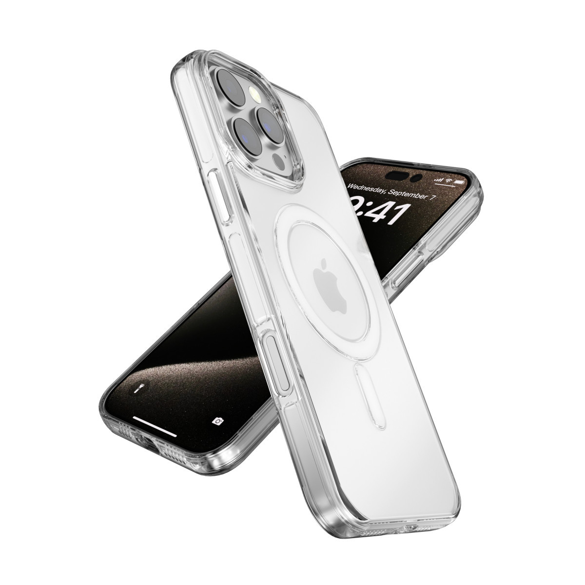 Joko Apple iPhone 16 Gleam PC Sert Magsafe Kılıf - Şeffaf-Siyah — görsel 10