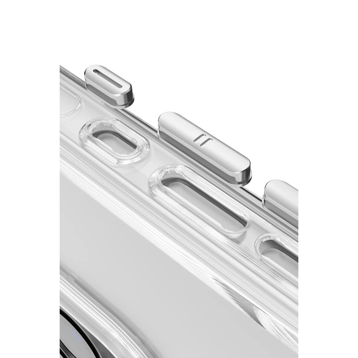 Joko Apple iPhone 15 Gleam PC Sert Magsafe Kılıf - Şeffaf-Siyah — görsel 7