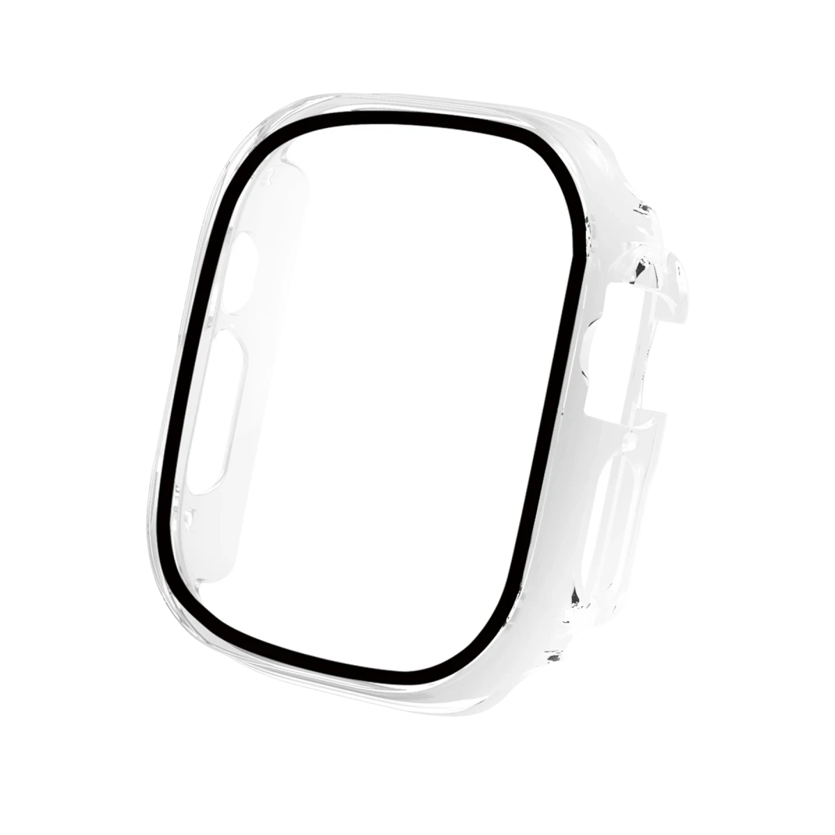 URR Apple Watch Ultra 2 49mm Camlı Kasa Ekran Koruyucu - Şeffaf