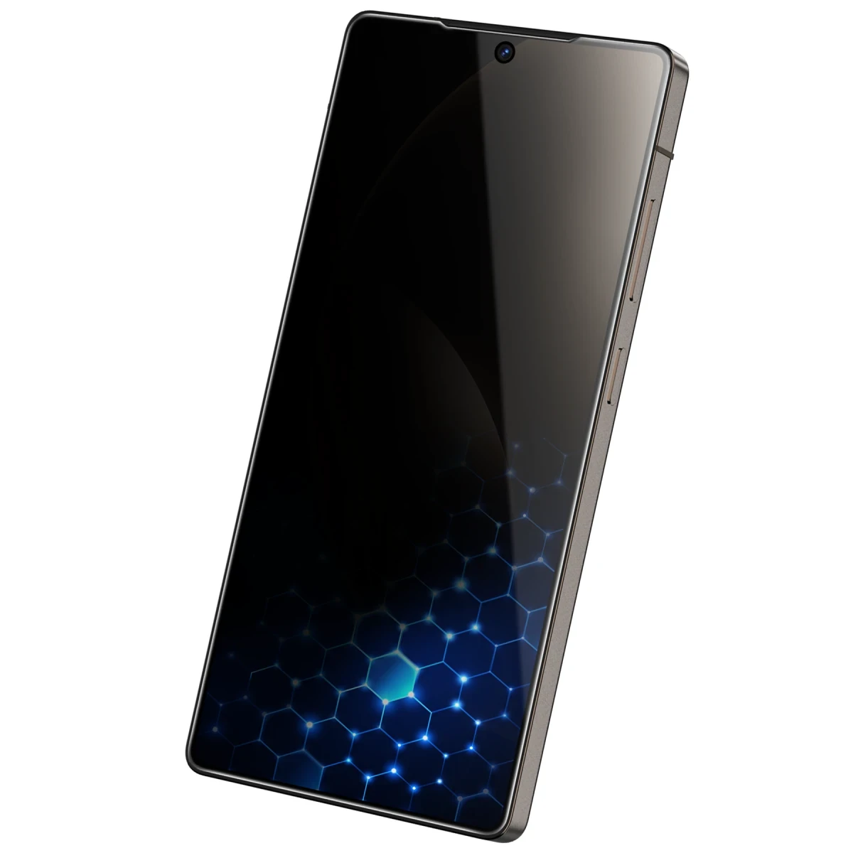 Keephone Samsung Galaxy S25 Privacy 2.5D Cam Ekran Koruyucu - Siyah
