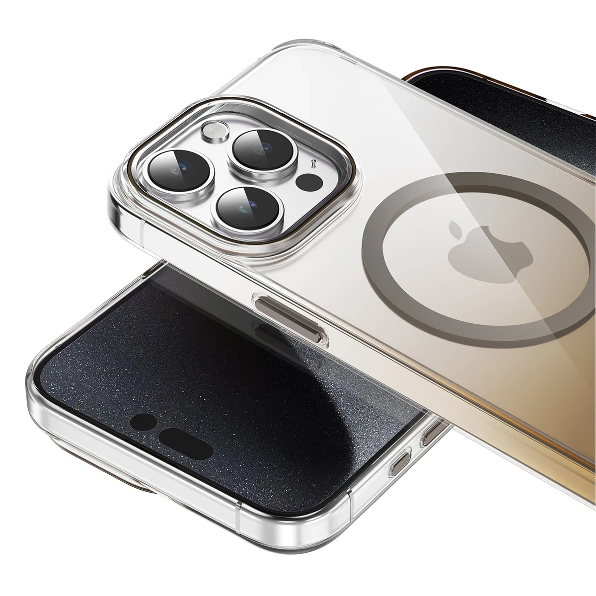 Keephone Apple iPhone 15 Pro Max Aurora Pro Magsafe Kılıf - Siyah