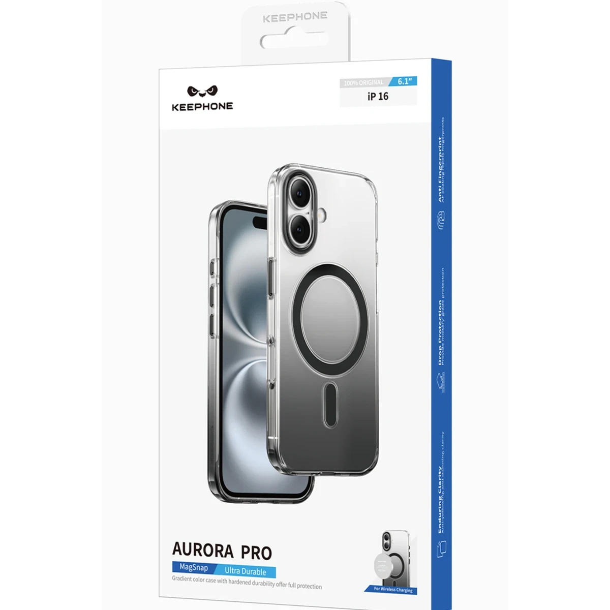 Keephone Apple iPhone 16 Pro Aurora Pro Magsafe Kılıf - Çöl Titanyum