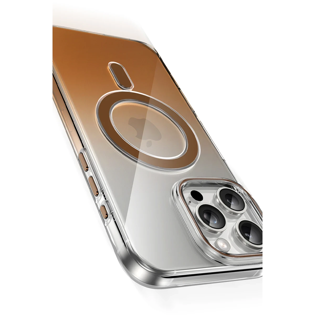 Keephone Apple iPhone 16 Pro Aurora Pro Magsafe Kılıf - Natural Titanyum
