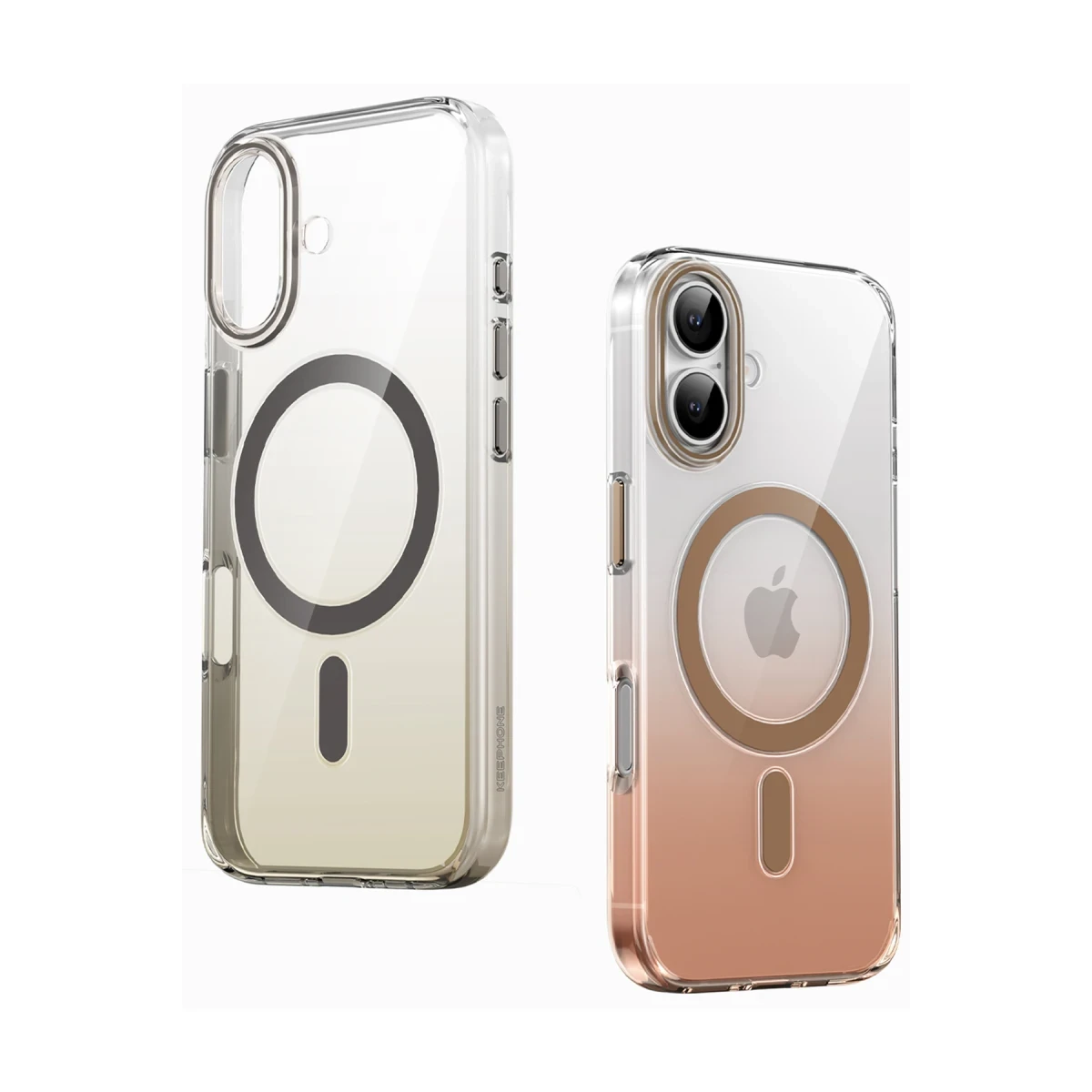 Keephone Apple iPhone 16 Aurora Pro Magsafe Kılıf - Natural Titanyum