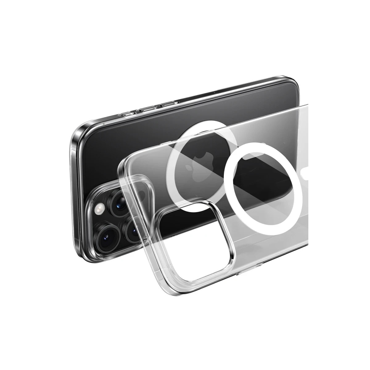 Keephone Apple iPhone 16 Pro X-Crystal Slim Magsafe Kılıf - Siyah