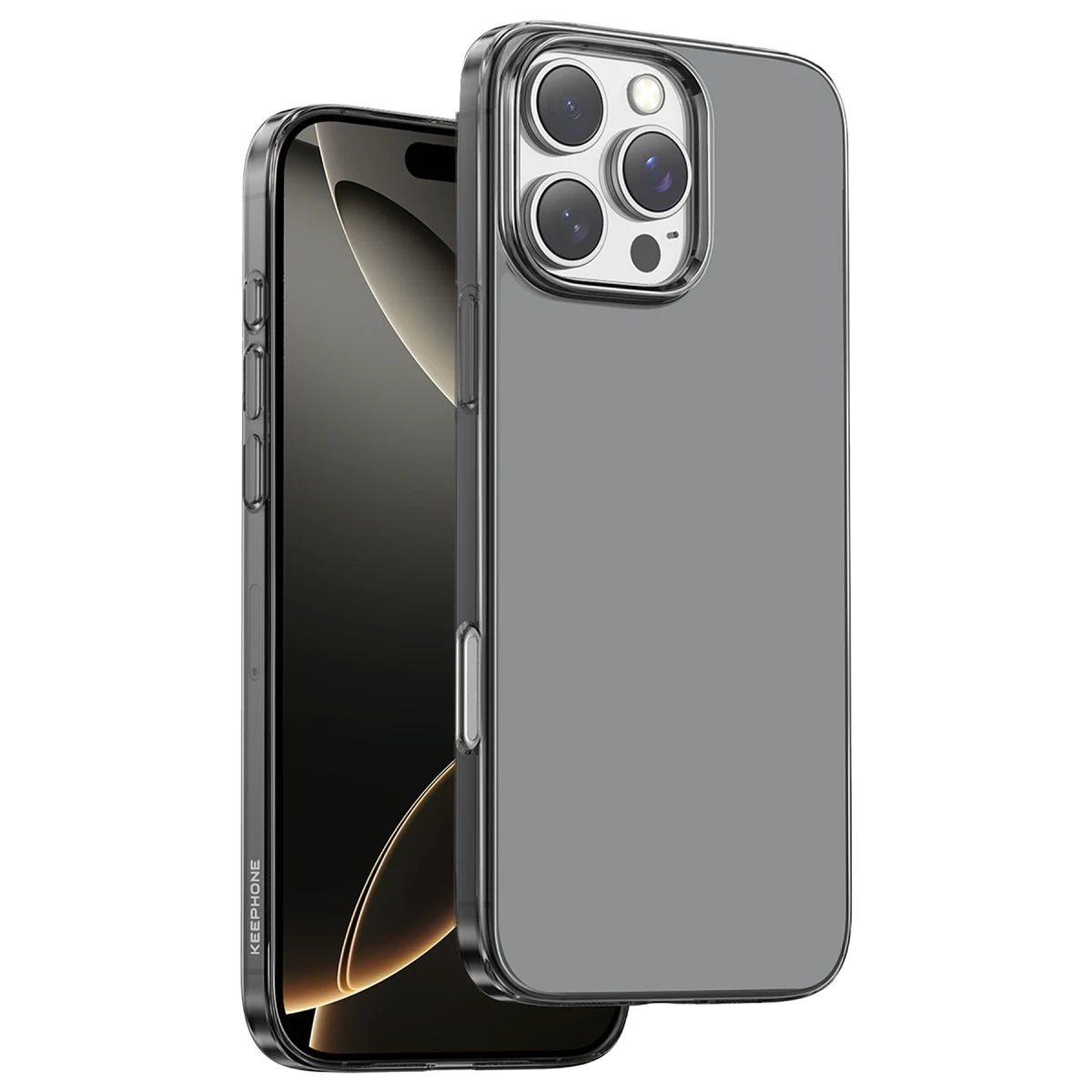 Keephone Apple iPhone 16 Pro Max X-Crystal Slim Kılıf - Siyah