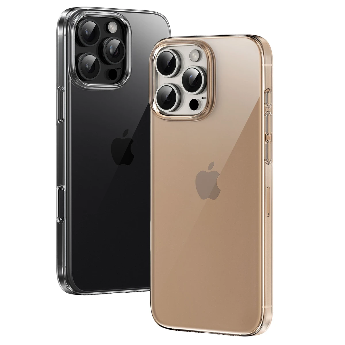 Keephone Apple iPhone 16 Pro X-Crystal Slim Kılıf - Çöl Titanyum