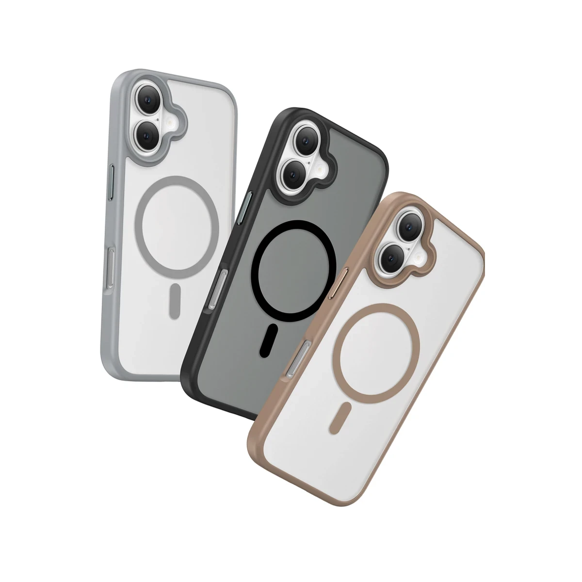 Keephone Apple iPhone 16 Mago Pro Magsafe Kılıf - Siyah Titanyum
