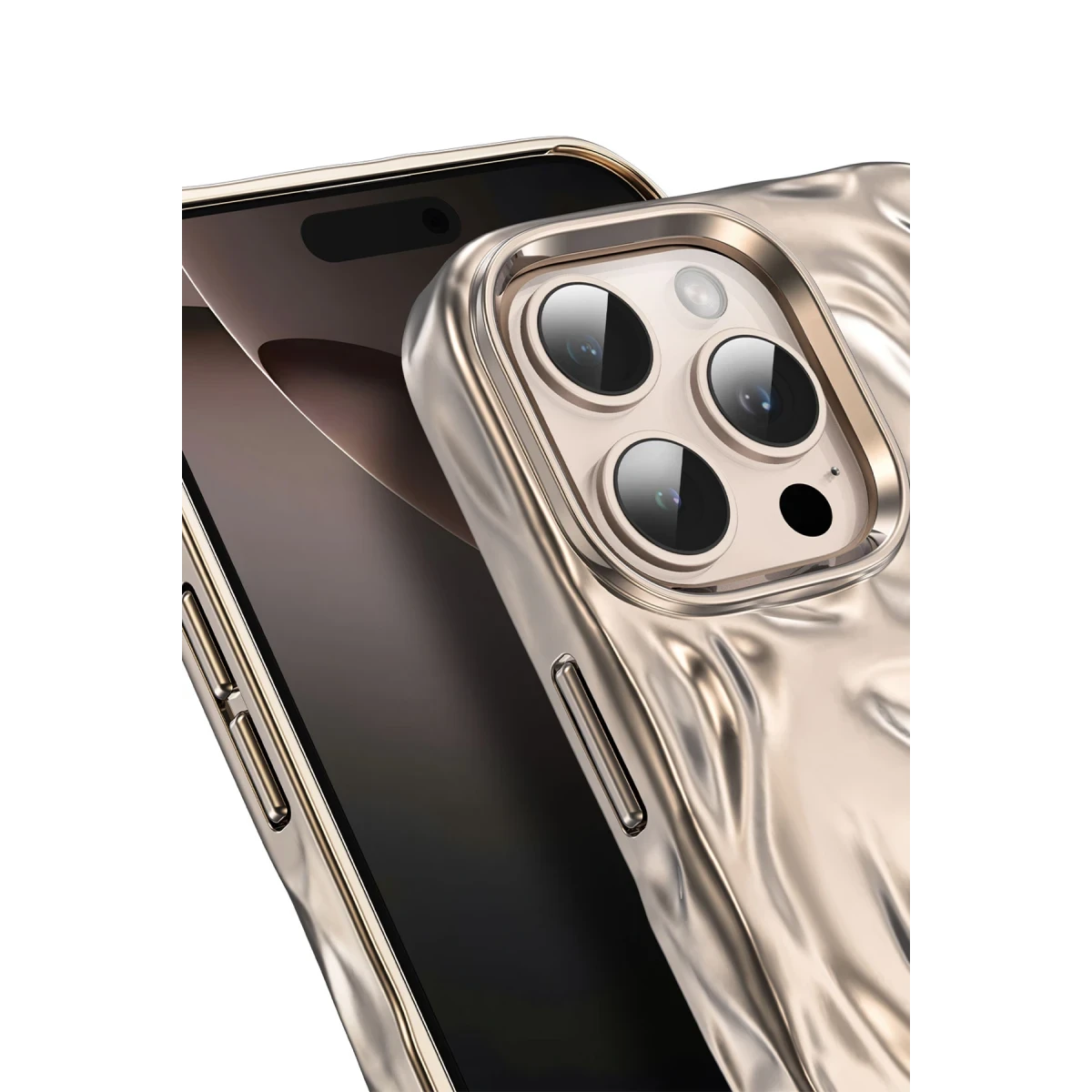 Keephone Apple iPhone 16 Pro Max Dione Magsafe Kılıf - Gold