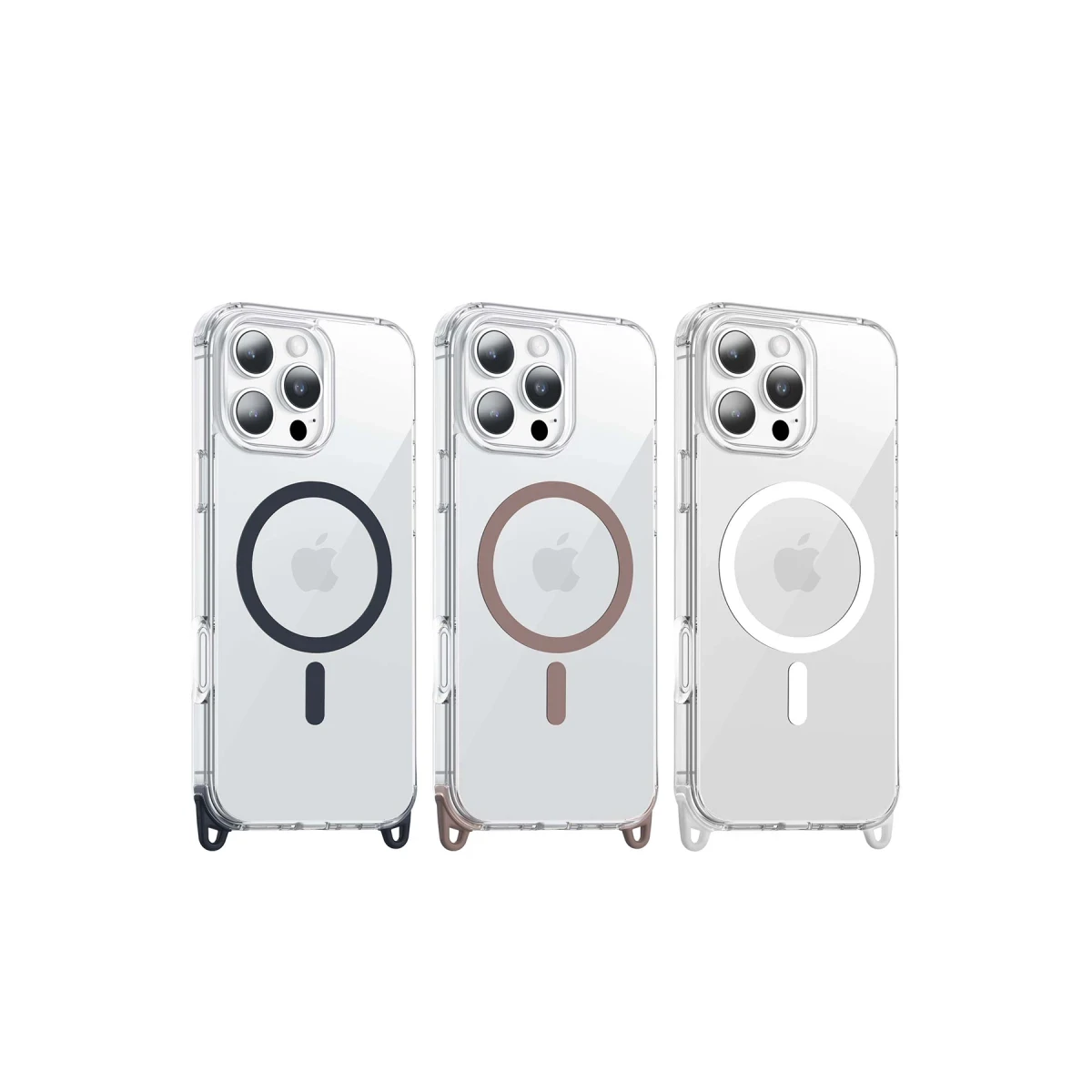 Keephone Apple iPhone 16 Pro MagRock Magsafe Kılıf - Beyaz