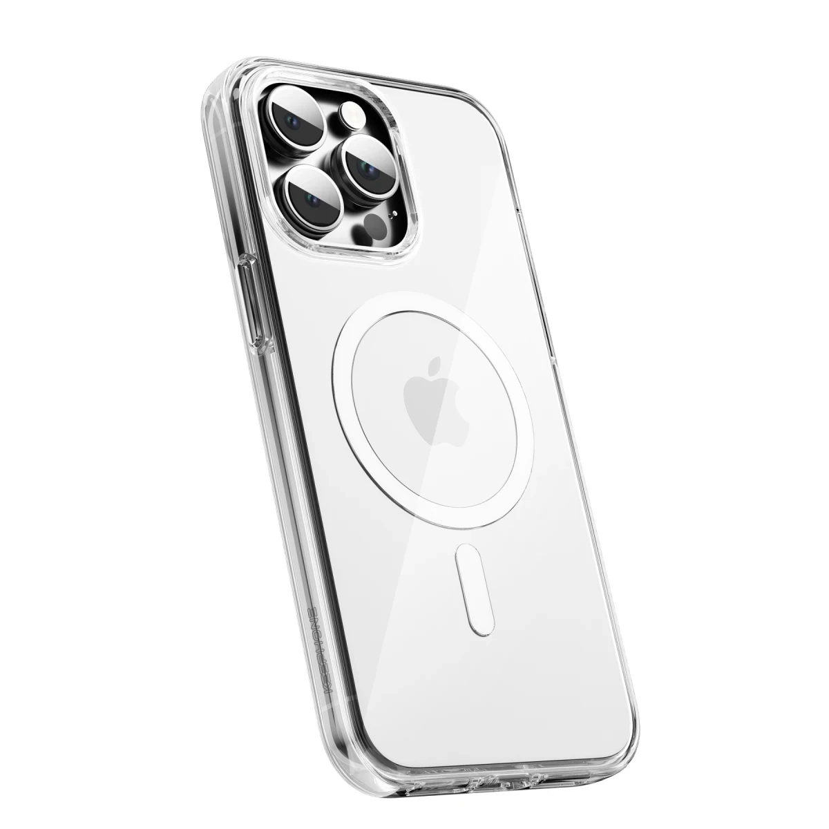 Keephone Apple iPhone 15 Pro Max Non Yellow Şeffaf Magsafe Kılıf - Şeffaf