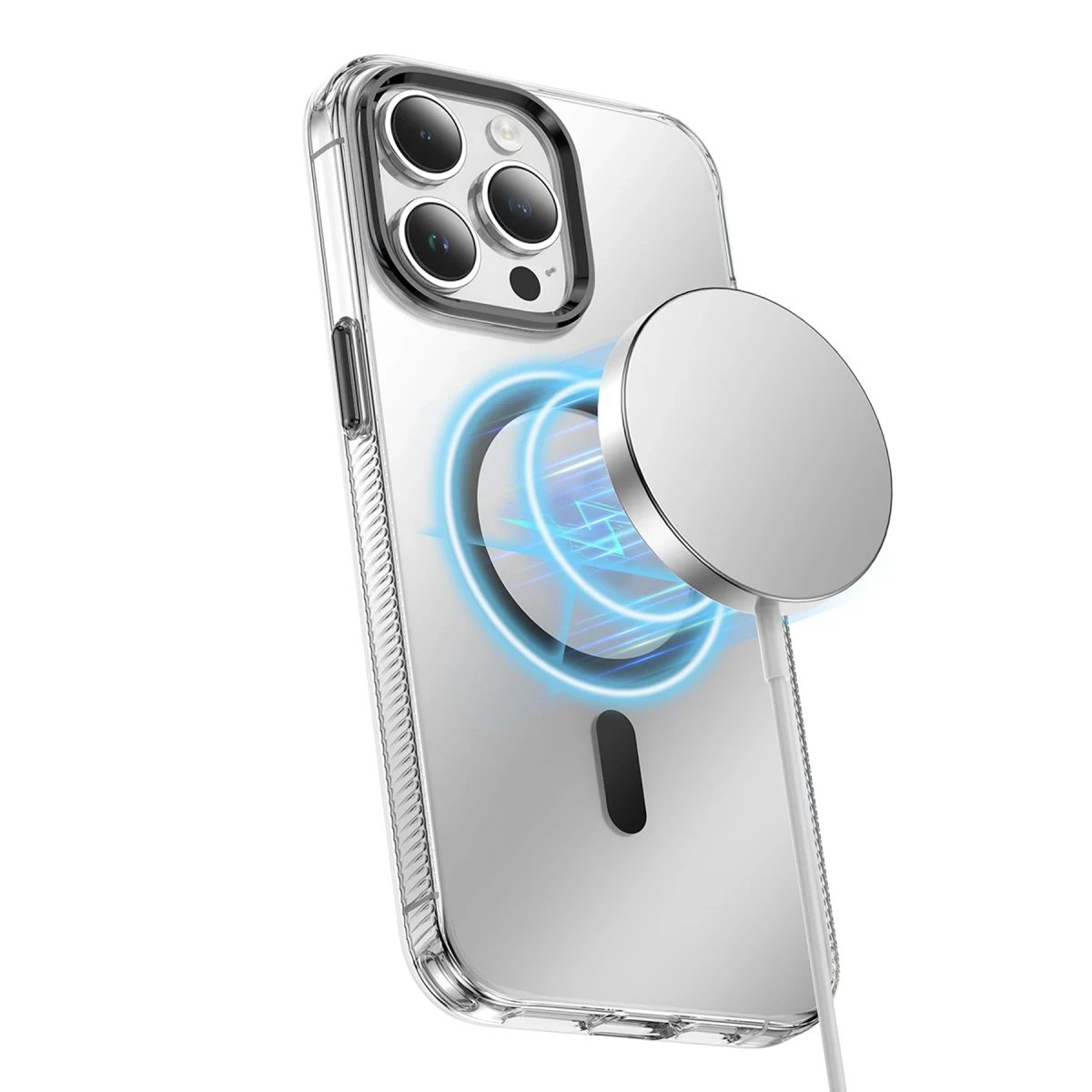 Keephone Apple iPhone 15 Dazzle Pro Matte Magsafe Kılıf - Mavi