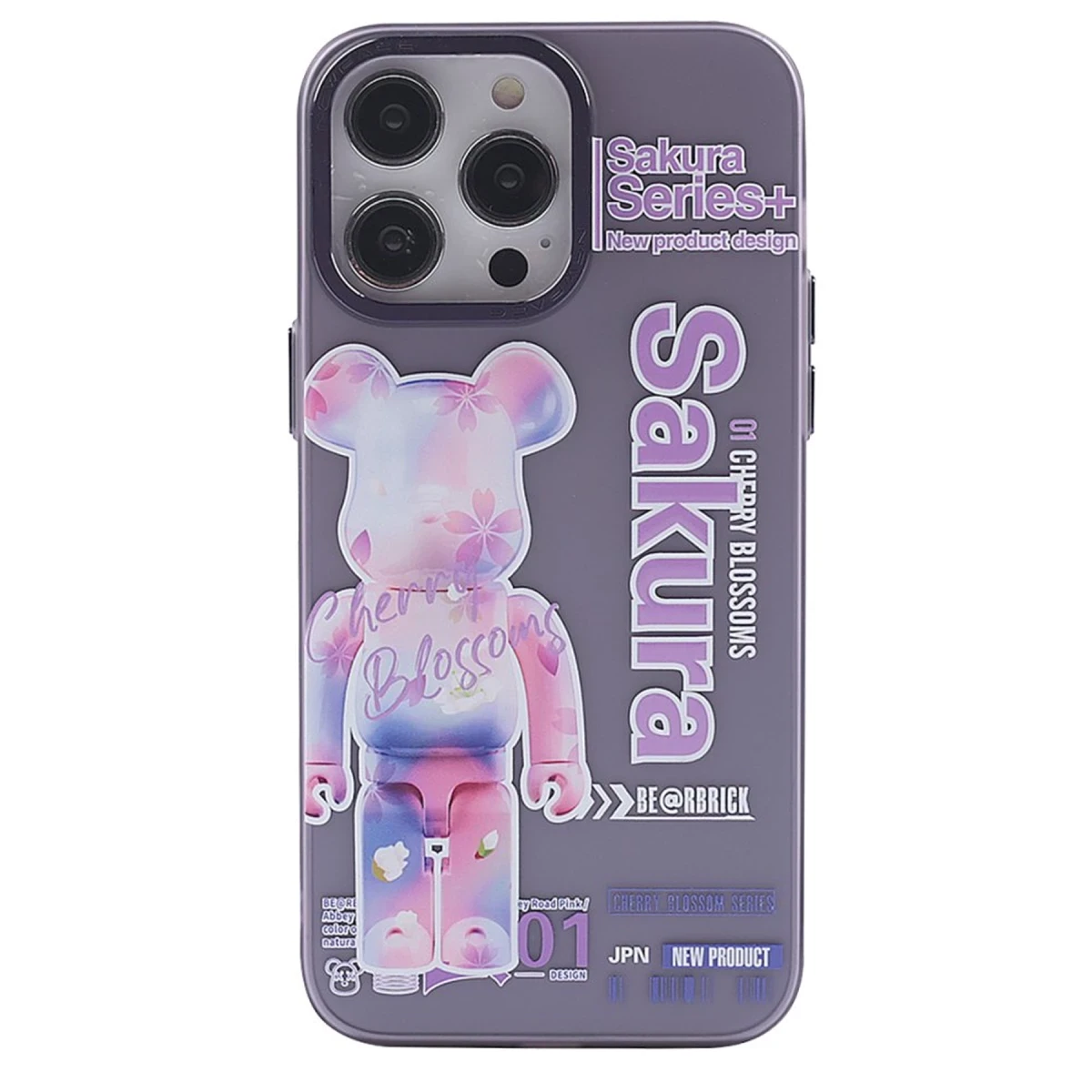 Newface Apple iPhone 14 Pro Max Kılıf Prada Desenli Kapak - Prada Mor - 1 — görsel 2