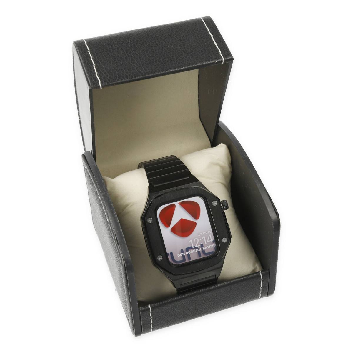 Newface Apple Watch 44mm KR409 Metal Kordon - Siyah — görsel 5