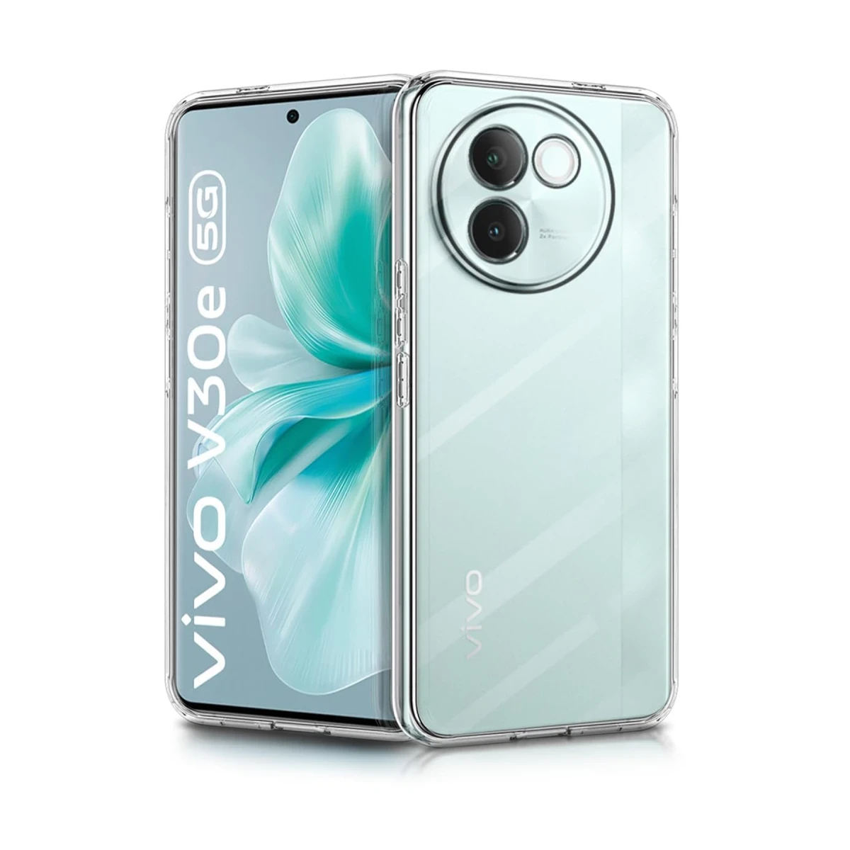 Newface Vivo V30e Kılıf Lüx Şeffaf Silikon — görsel 2