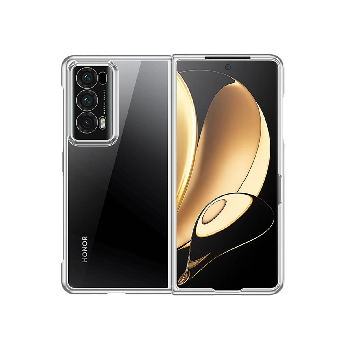 Newface Huawei Honor Magic V2 Kılıf Jasper Kapak - Siyah — görsel 2