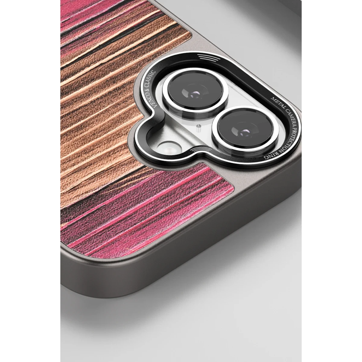 Venco Apple iPhone 16 Pro Max Wave Kapak - Derin Mor