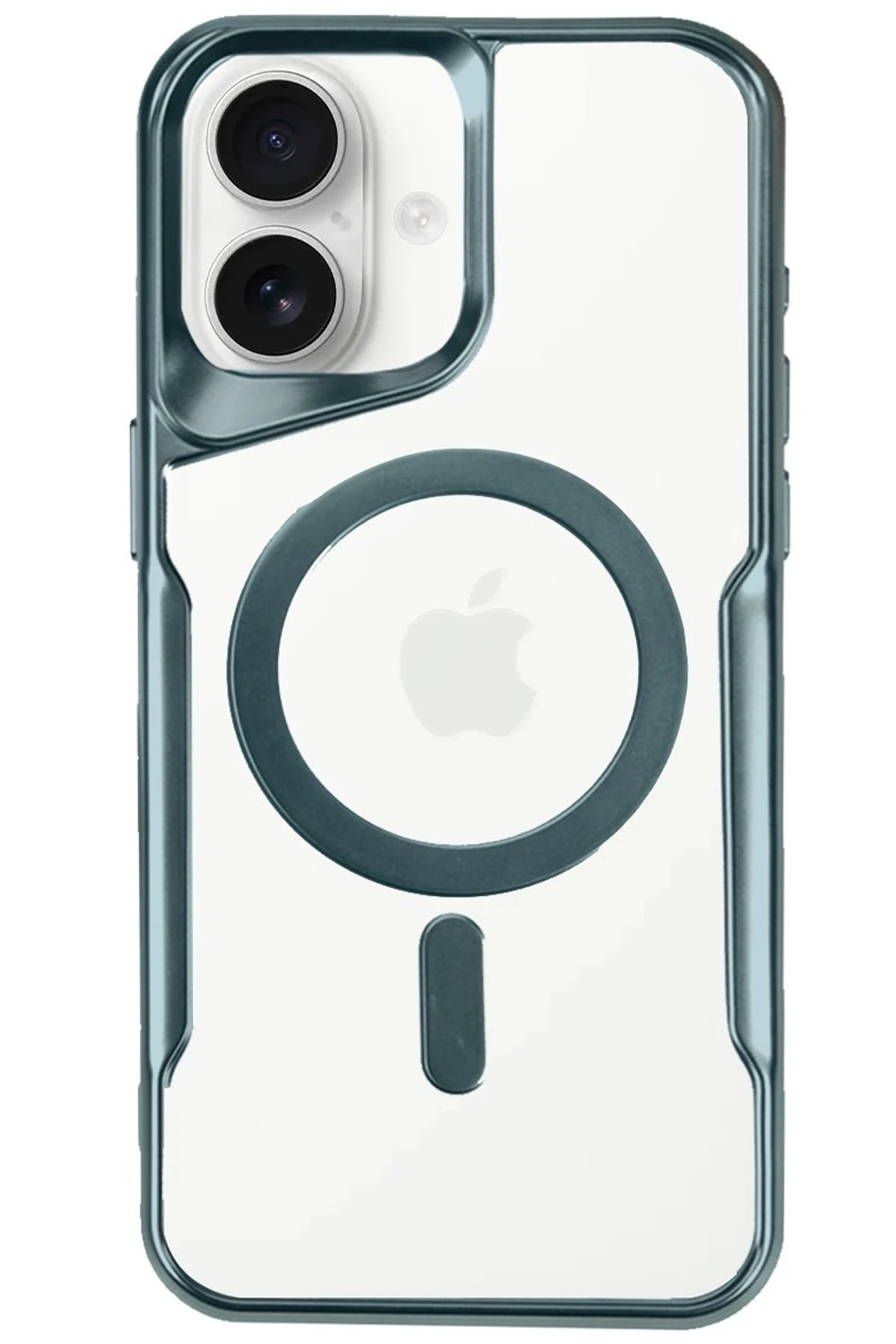 Newface iPhone 16 Plus Kılıf Boyi Magsafe Silikon Kapak - Turkuaz