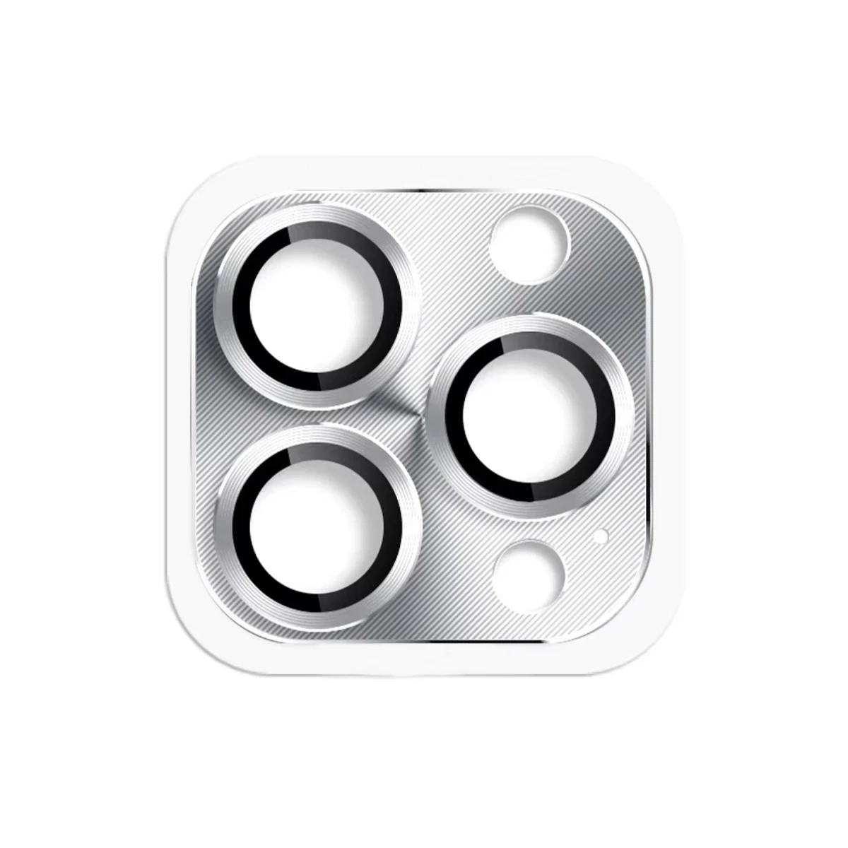 Newface Apple iPhone 16 Pro Max Pers Alüminyum Kamera Lens - Gümüş