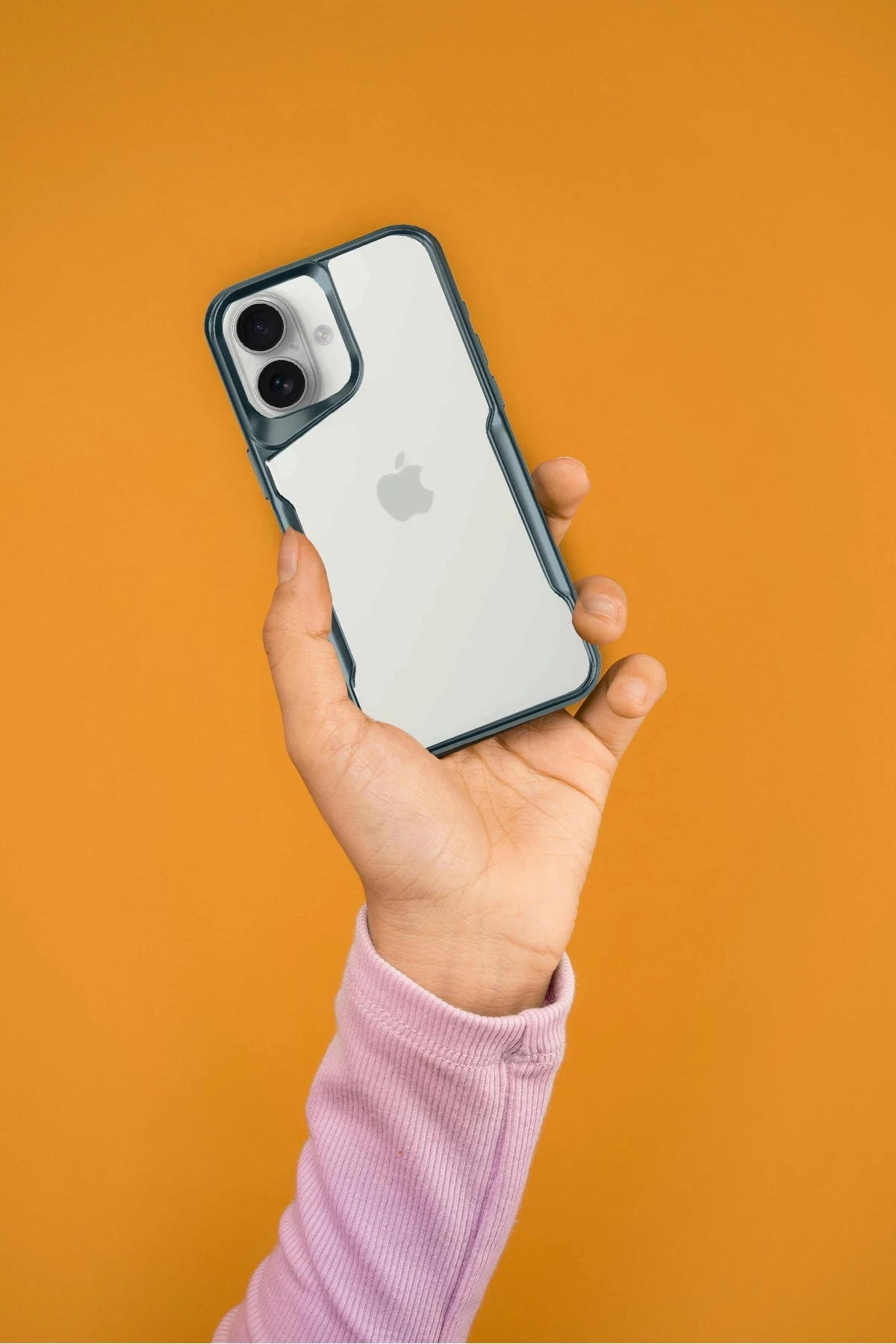 Newface iPhone 16 Plus Kılıf Boyi Silikon Kapak - Turkuaz