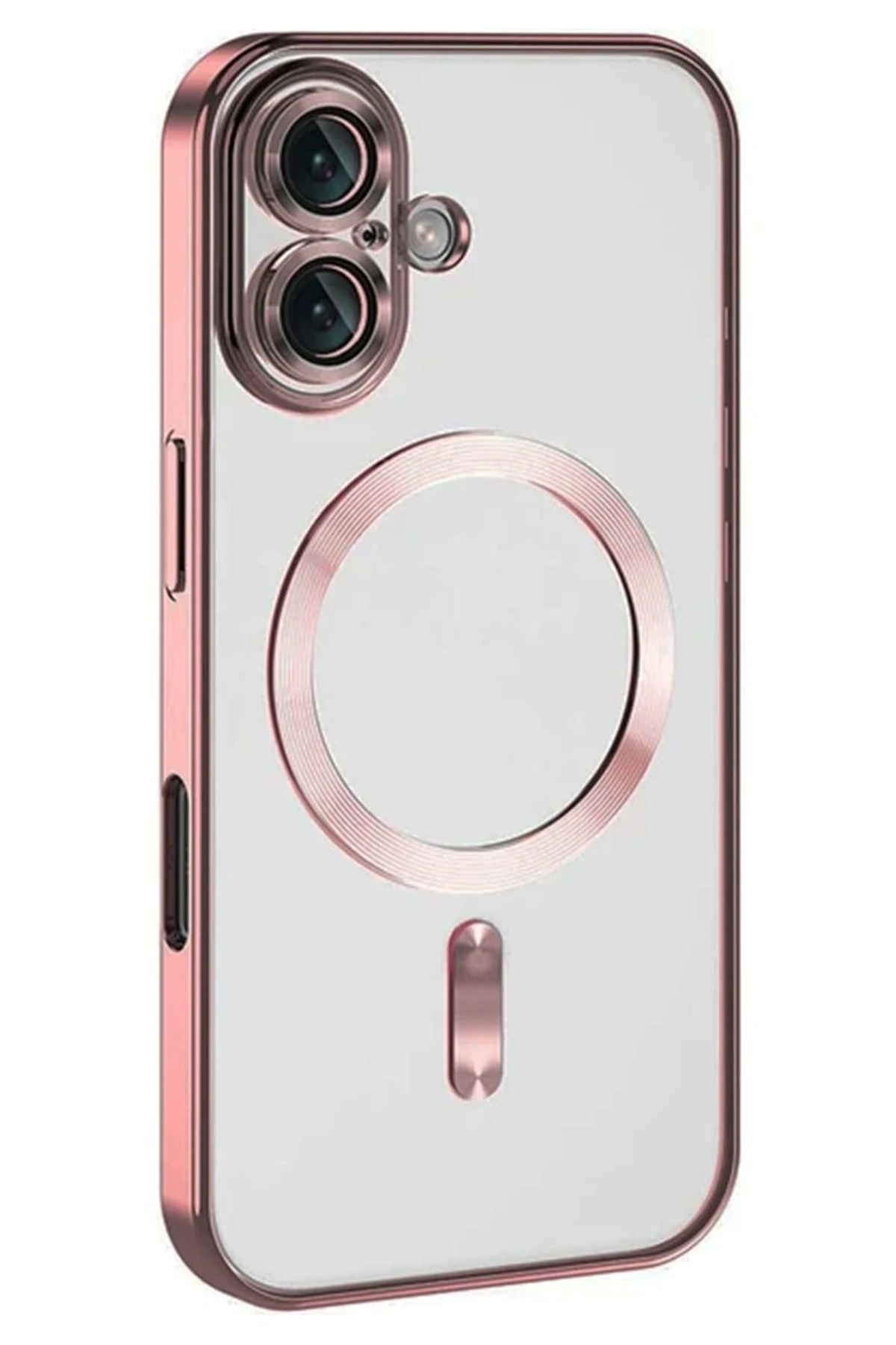 Newface iPhone 16 Kılıf Kross Magneticsafe Kapak - Pembe