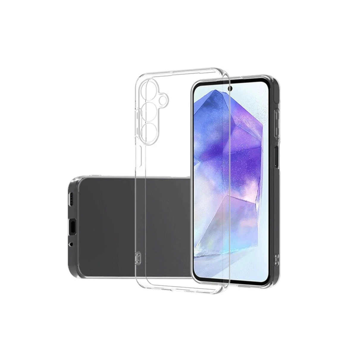 Newface Samsung Galaxy A16 5G Kılıf Lüx Şeffaf Silikon — görsel 2