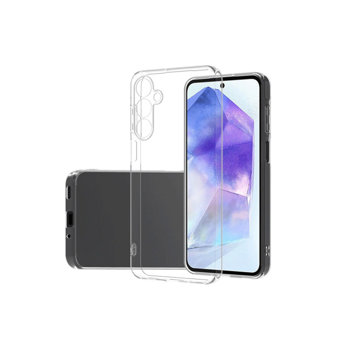 Newface Samsung Galaxy A16 5G Kılıf Lüx Şeffaf Silikon — görsel 3