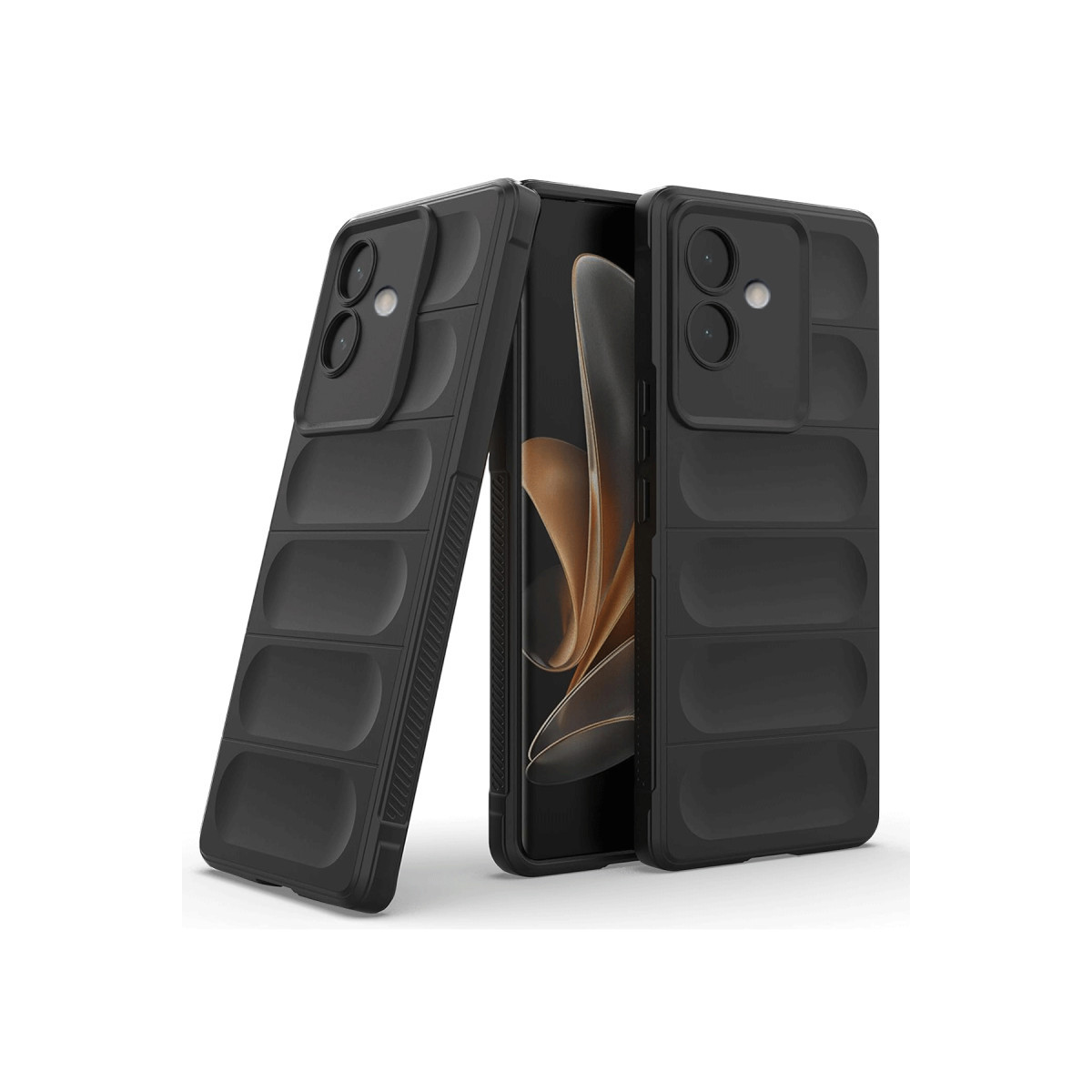 Newface Oppo A3 Kılıf Optimum Silikon - Siyah — görsel 3