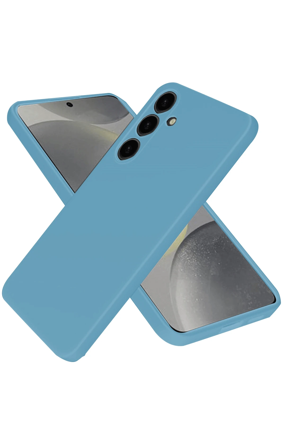 Newface Samsung Galaxy A26 Kılıf First Silikon - Mavi