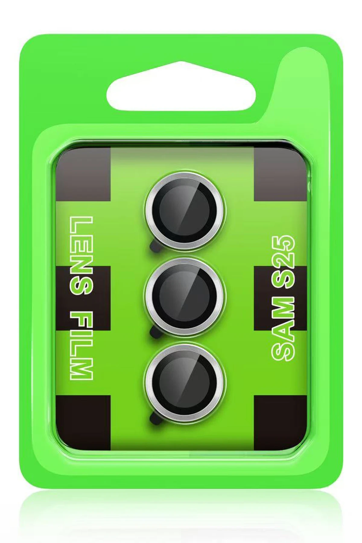 Newface Samsung Galaxy S25 Raze Metal Kamera Lens - Siyah