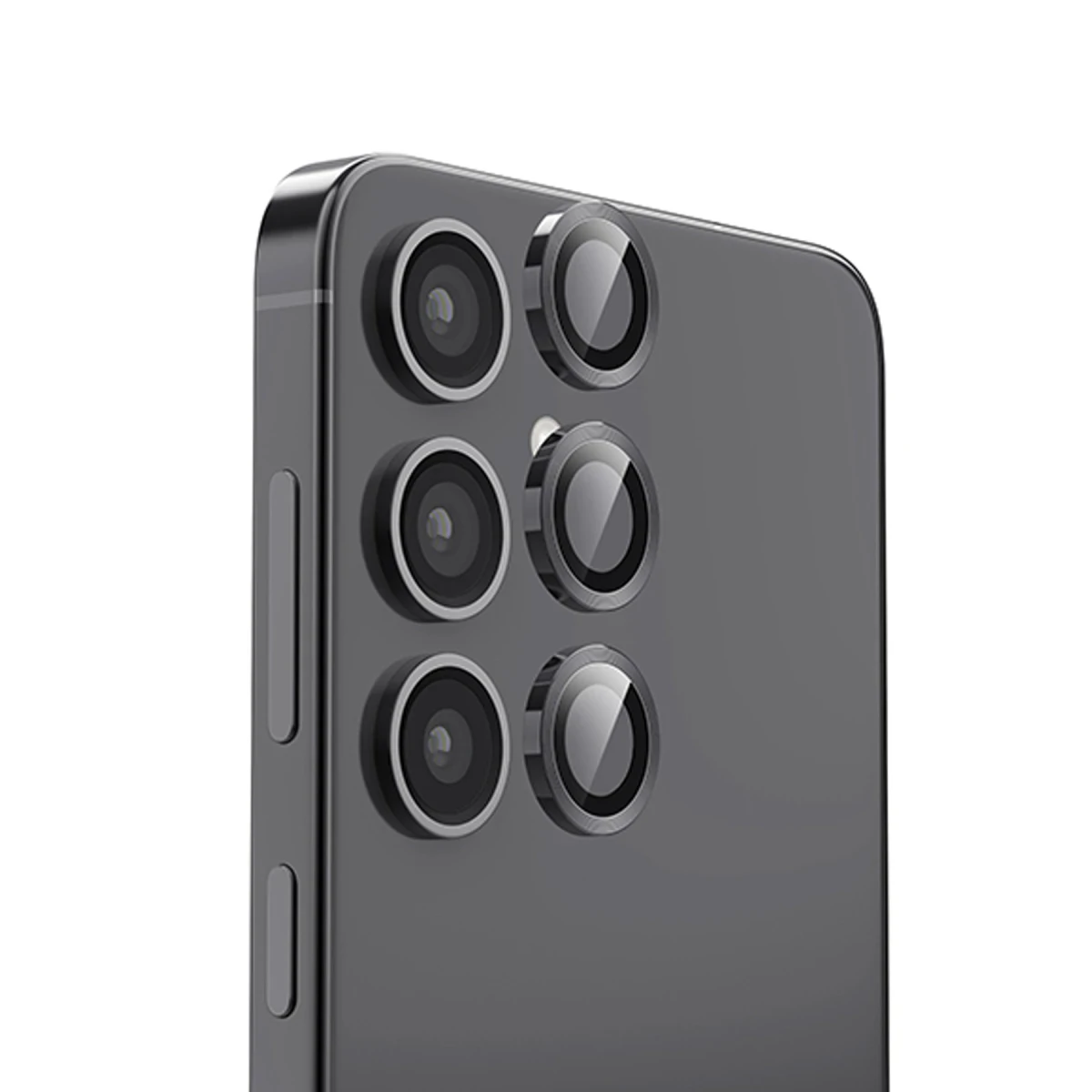Newface Samsung Galaxy S25 Plus Raze Metal Kamera Lens - Siyah — görsel 3
