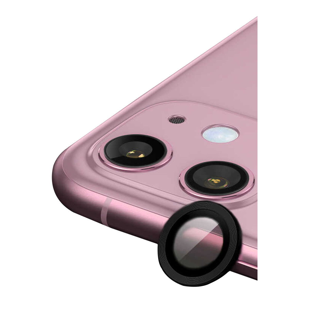 Newface Apple iPhone 12 Raze Metal Kamera Lens - Siyah — görsel 5