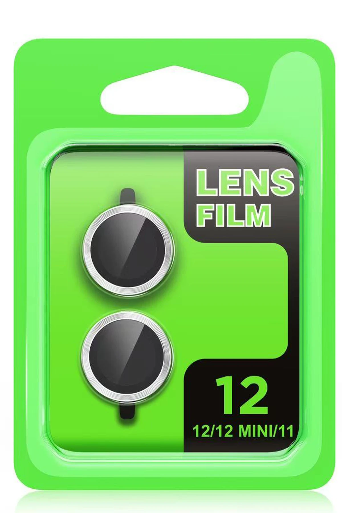 Newface Apple iPhone 12 Raze Metal Kamera Lens - Siyah — görsel 2