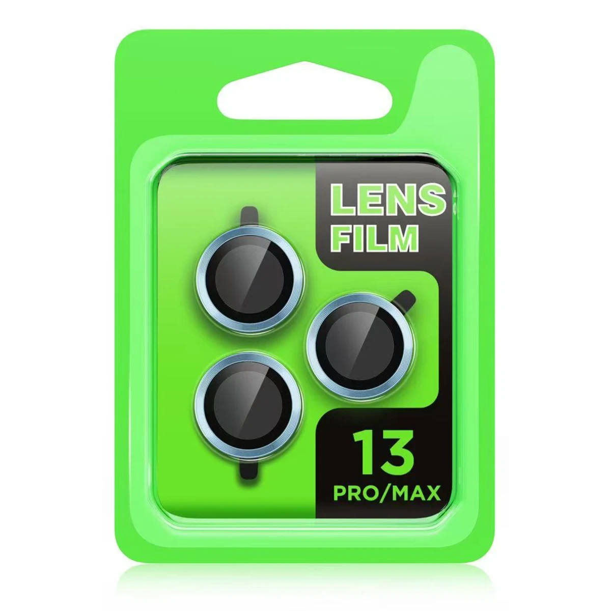 Newface Apple iPhone 13 Pro Max Raze Metal Kamera Lens - Gümüş — görsel 4