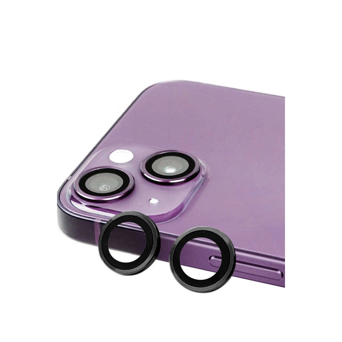 Newface Apple iPhone 15 Raze Metal Kamera Lens - Siyah — görsel 4